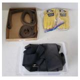 XXXL Leather Gloves, Lifting & Moving Straps