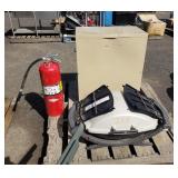 Webber BBQ, Fire Extinguisher, File Cabinet
