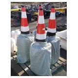 (80) Traffic Safety Cones