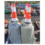(80) Traffic Safety Cones