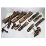 Assorted Vintage Wood Hand Planes