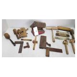 Vintage Bee Smoker, Mashers, Measuring Tools