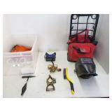 Bin of Welding Supplies