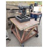 Sears/Craftsman 10' Radial Arm Saw on Cart