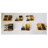 (6) Cases DeWalt Bits