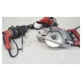 Skilsaw & (2) Milwaukee Drills