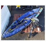 PSE Bow & Arrows, Surf Board, 3HP Boat Motor