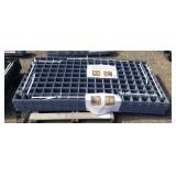 (40) Grey Metal Mesh Rail