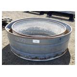 (2) Round Stock Tanks