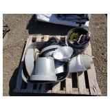 Pallet of chicken Feeders & Waterers