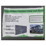 (20) Polyurethane Insulated Metal Wall Panels