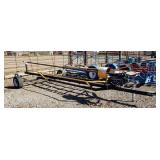 K&D Machine Towable Fabric Roller & Fabric