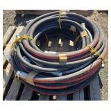Pallet of Hydraulic Hoses