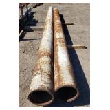 (2) 12' Steel Pipe