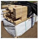 (2) Bundles 1/2'x6'x3-5' Bevel Lumber