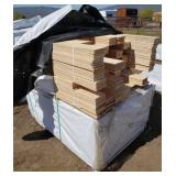 (2) Bundles 1/2'x6'x3-5' Bevel Lumber