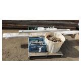 Pallet of Miscellaneous Plumbing, Rope, Valves