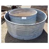 (2) Round Stock Tanks