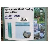 Roll of Clear Polycarbonate Sheet Roofing