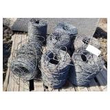 (7) Partial Rolls Barbed Wire