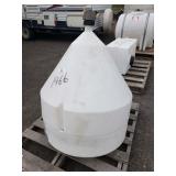 60-Gallon Cone-Shaped Poly Tank