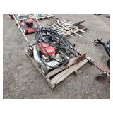 (2) Leaf Blowers, Weedeater, Lawnmower, Hose