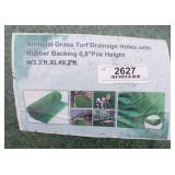 Artificial Grass Turf Drainage Holes w/Rubber