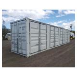 40' One Trip High Cube Container w/Side Doors