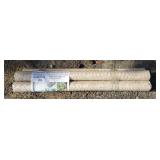 (4) Rolls Galvanized Steel Wire Mesh