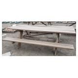Wood 8' Picnic Table