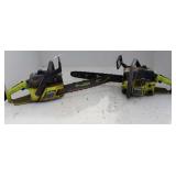 (2) Poulan Chainsaws w/16' & 18' Bars