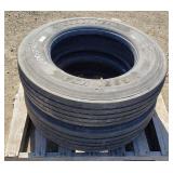 (2) Goodyear 265/75R22.5 Tires