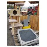 Cat Tree & Rabbit Cages