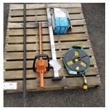 Electric Hedge Trimmer, Rock Bar, Cargo Bar, Hose