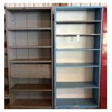 (2) Metal Shelves
