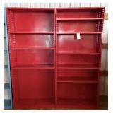 (2) Metal Shelves