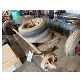 (2) Mobile Home Axles &(2) John Deere Spoke Wheels
