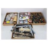 (4) Boxes Screwdrivers, Electrical Connectors,