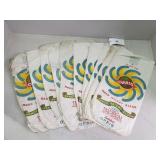 (10) Vintage Orbis Flour Sacks