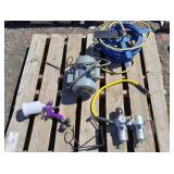 Electric Motor, Air Hose Reel, Paint Sprayer