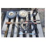 Wheelbarrow Wheels, Torches, Jack &