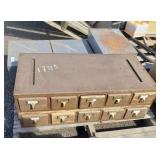 Metal Card File Cabinets