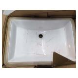 Myers Rectangular Porcelain Undermount Sink