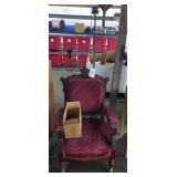 Vintage Chair & (2) Vintage Lamps
