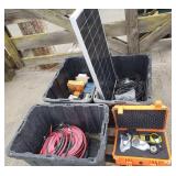 100W Solar Panel & Assorted Items