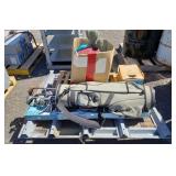 Gate, Chairs, Golf Clubs, Cat Toys