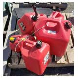 (5) Gas Cans