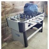 Foosball Table & Baseball Mitts