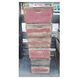 (6) Wood Crates