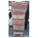 (6) Wood Crates